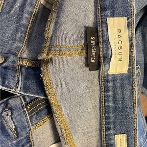 PACSUN  Super Stretch Ankle Jeggings. White Lace Sides. Size 28